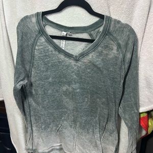 Green long sleeve shirt